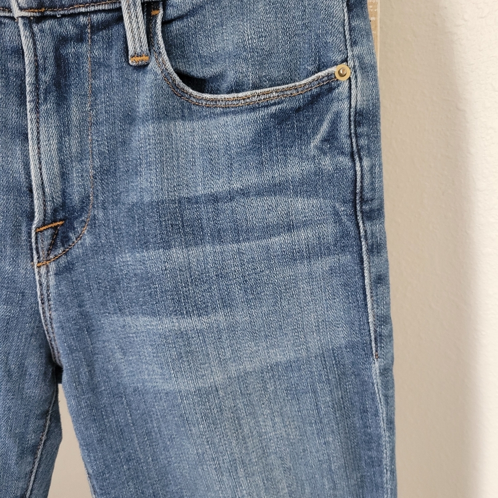 Frame Denim Le High Skinny High Waist Crop In Hazelwood Sz 25 - Picture 3 of 11